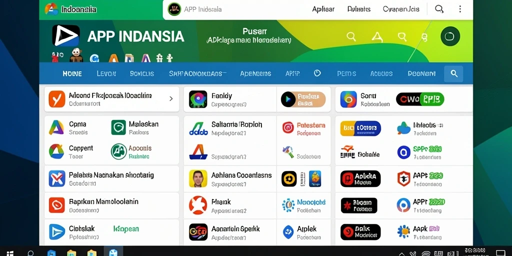 Tampilan antarmuka permainan yang menarik.